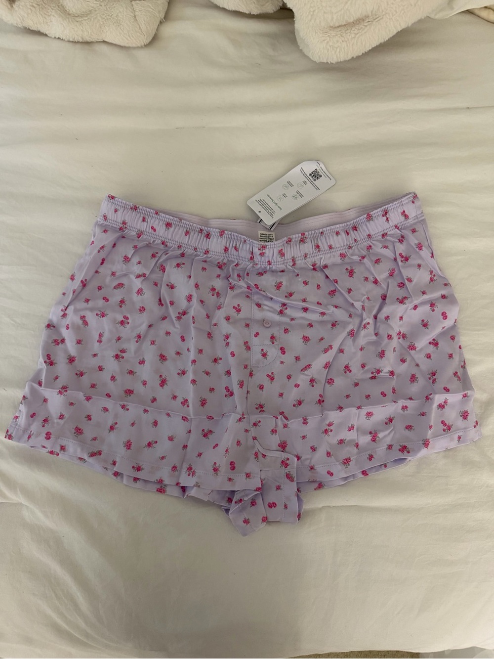 Victoria secret pink Lilac Floral Sleep Shorts